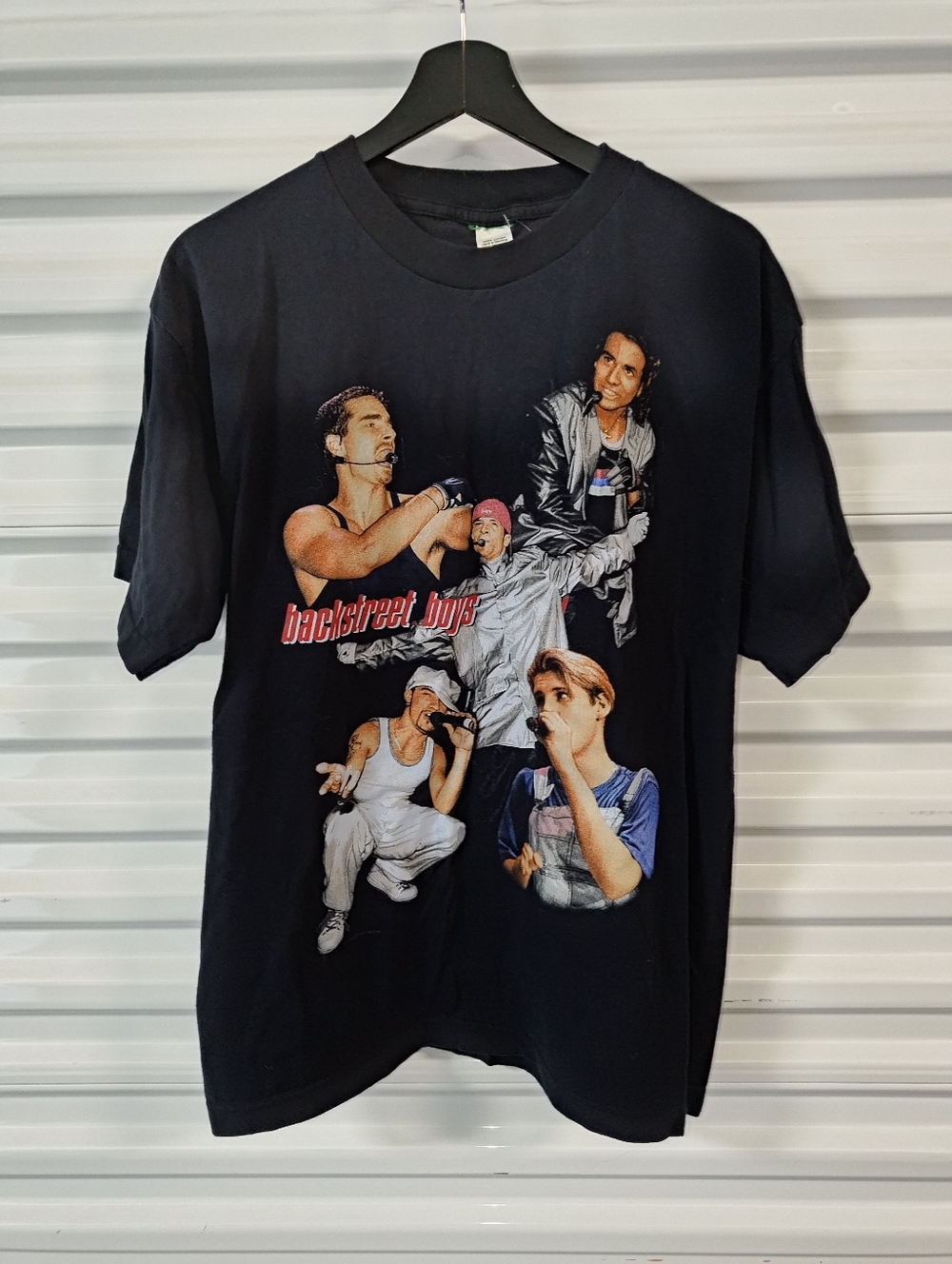 Vtg 1998 Backstreet Boys Concert Tour Graphic Short Sleeve T-Shirt L Made in USA